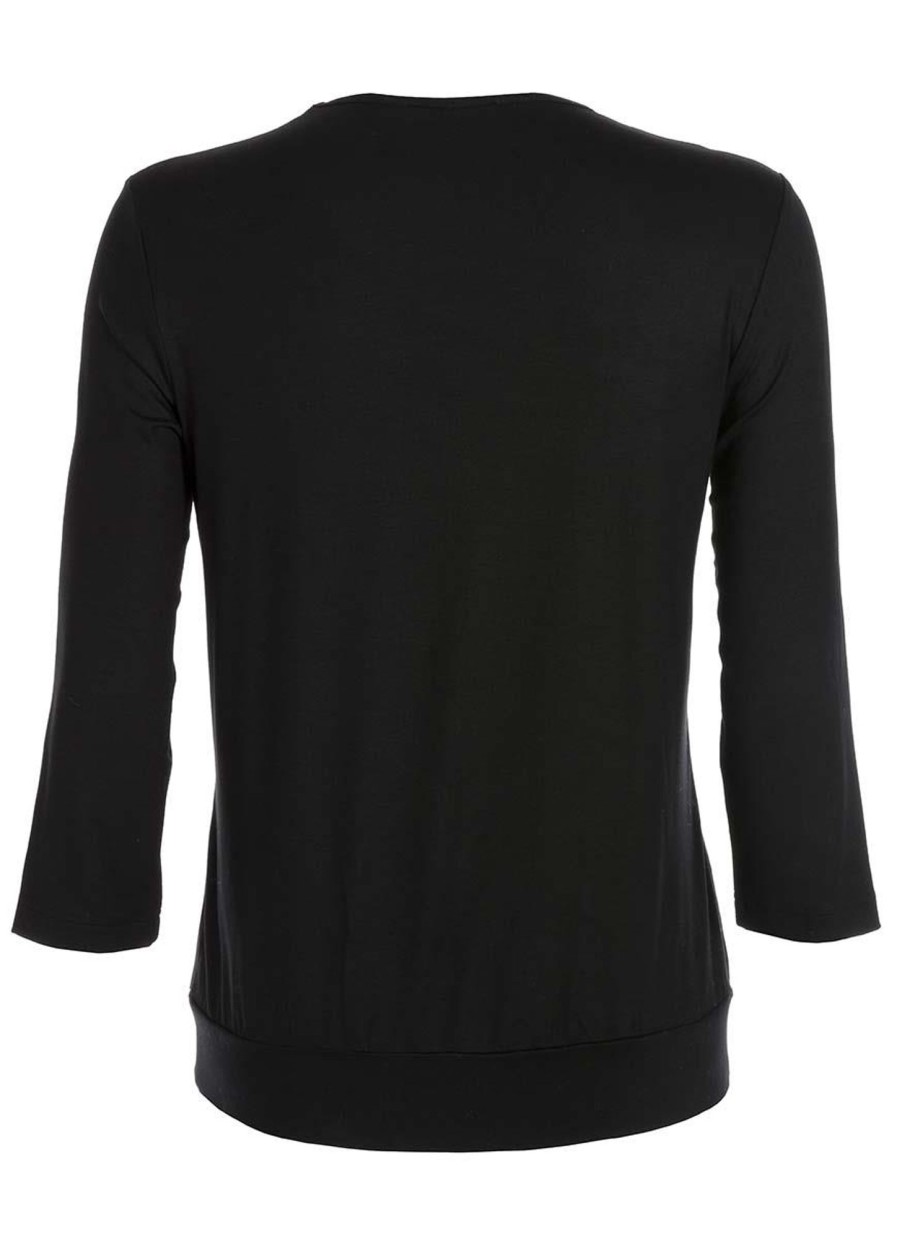 Shirts En Tops | Frank Walder Frank Walder Shirt 722426 - 999 Zwart