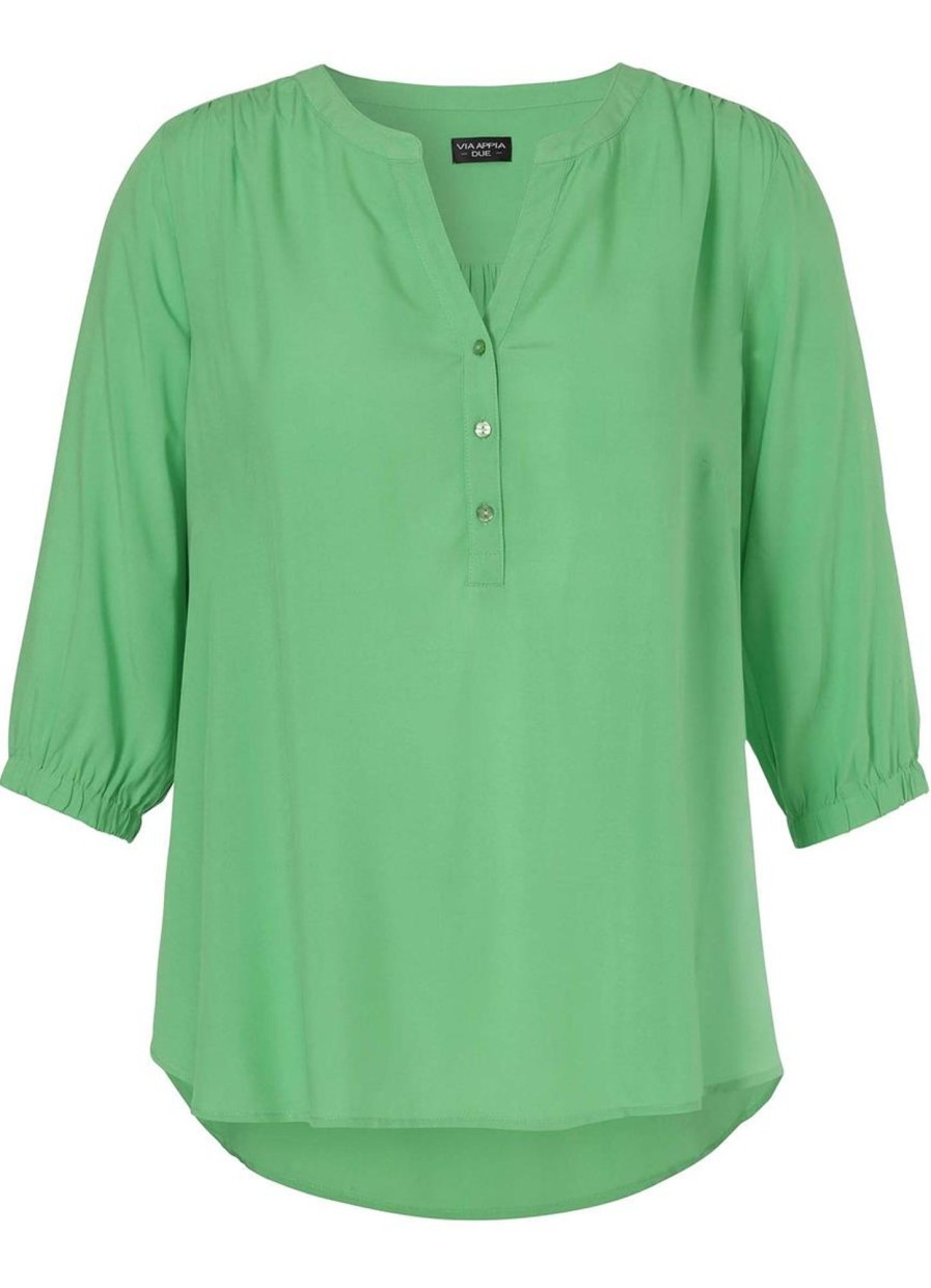 Blouses En Tunieken | Via Appia Due Via Appia Due Blouse 2412951 - 550 Groen