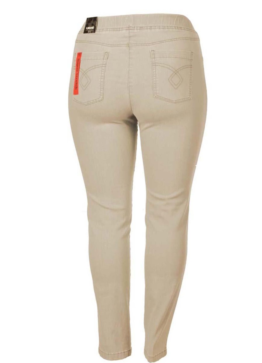 Kjmaatjemeer Basics Broeken | maatjemeer Kjbrand Jegging Jenny 23473-6244-016 Zand