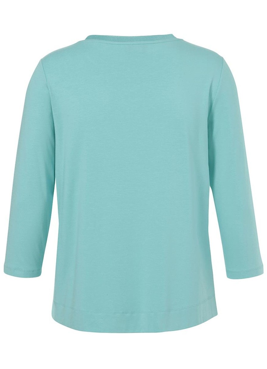 Shirts En Tops | Via Appia Due Via Appia Due Shirt 2421420 - 570 Aqua