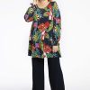 Blouses En Tunieken | Yoek Yoek Tuniek Janice Bl194586 - 230 Navy Multi