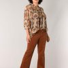 Broeken En Jeans | Yesta Yesta Broek Rachel A004069 - Warm Brown