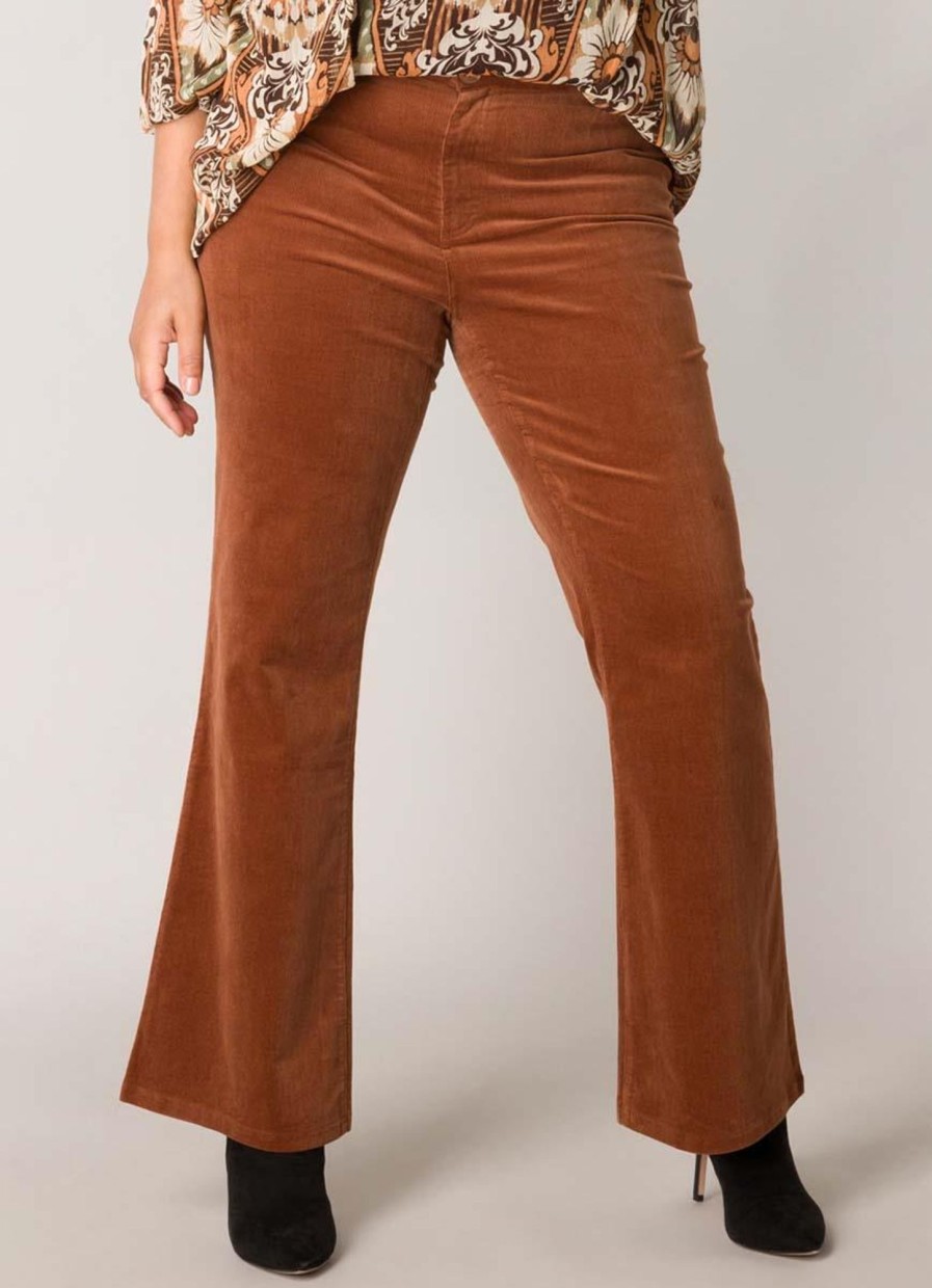 Broeken En Jeans | Yesta Yesta Broek Rachel A004069 - Warm Brown