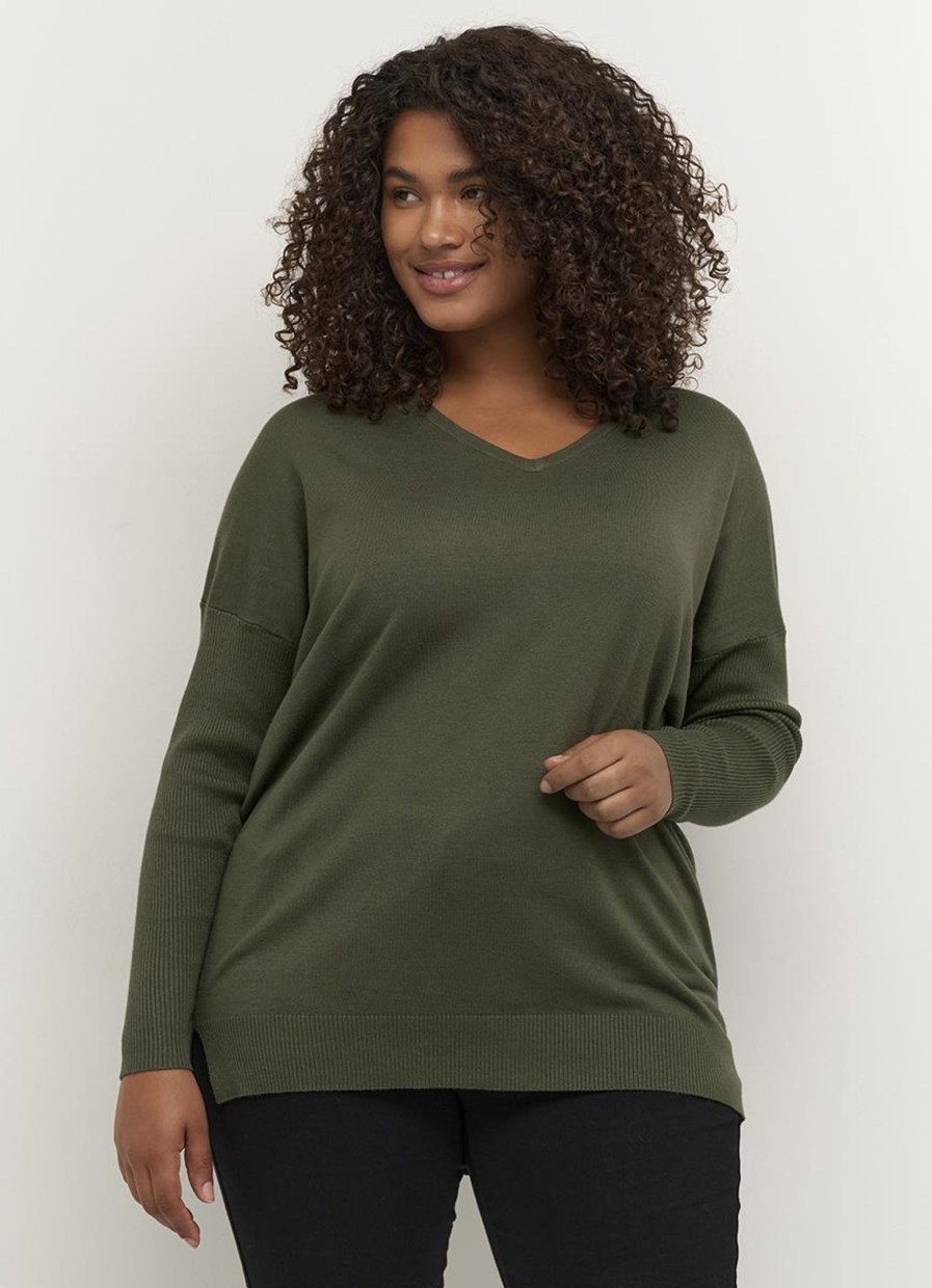 Kaffe Curve Basics | Kaffe Curve Kaffe Curve Pullover Machi 10580129 - 190511 Grape Leaf