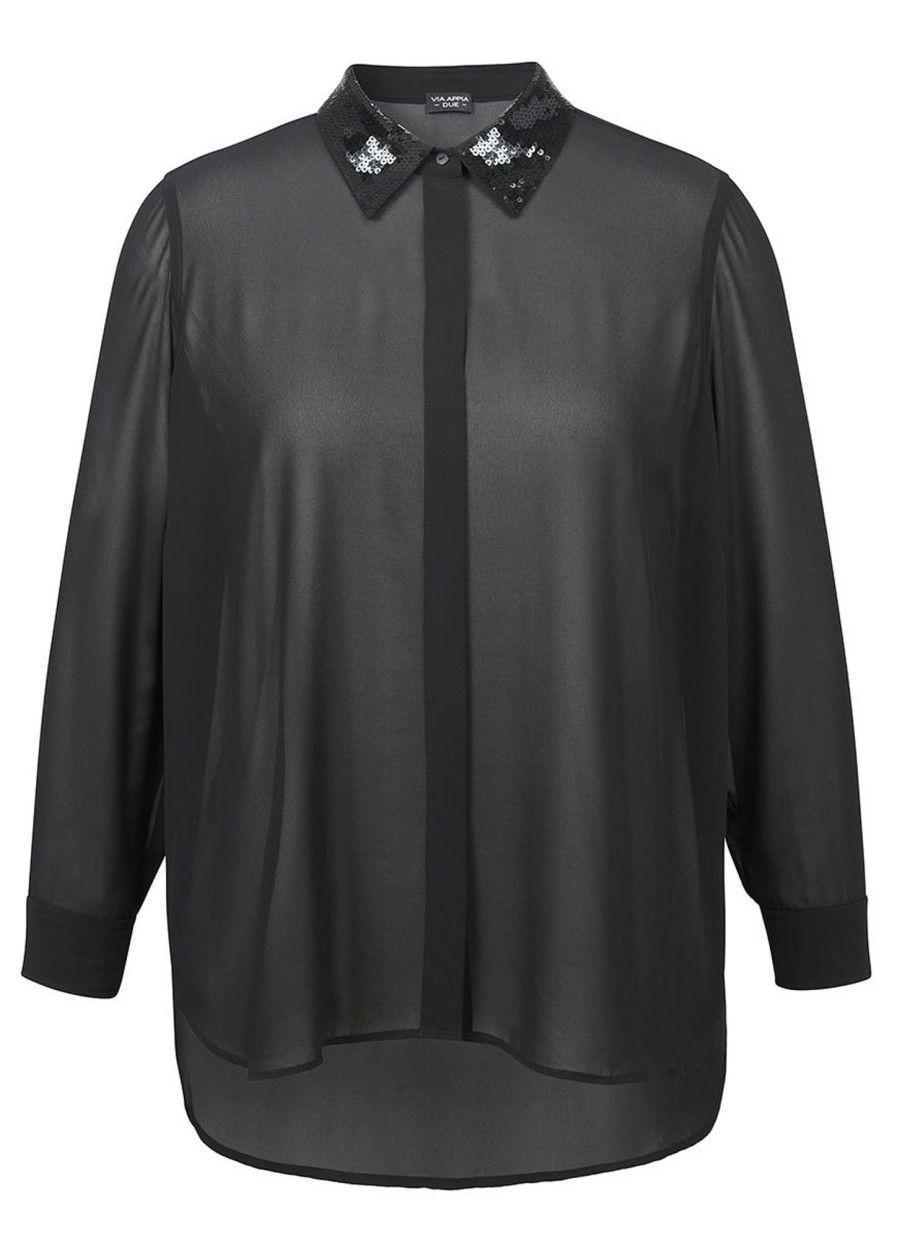 Blouses En Tunieken | Via Appia Due Via Appia Due Blouse 663751 - 100 Zwart