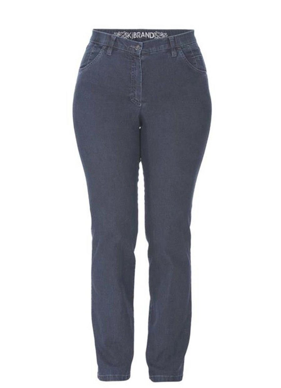 Kjmaatjemeer Basics Broeken | maatjemeer Kjbrand Broek Betty 24618-6244-607 Jeansblauw