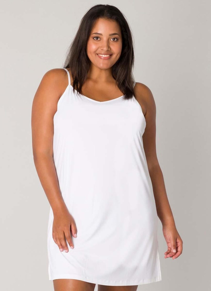 Base Level Curvy | Base Level Curvy Base Level Onderjurk Yanira 048 White