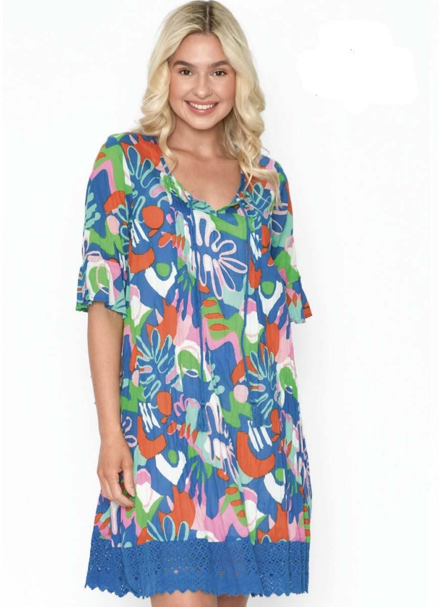 Jurken En Rokken | Orientique One Summer By Orientique Tuniek/Jurk Hannah Dw23F - Print 7