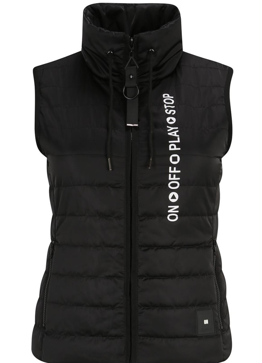 Truien En Vesten | Doris Streich Doris Streich Vest 569189-91 Zwart