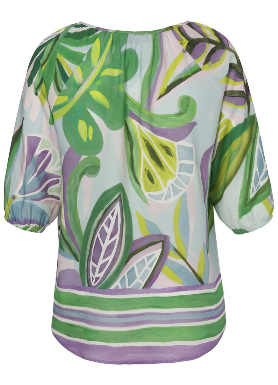 Blouses En Tunieken | Via Appia Due Via Appia Due Blouse 2412921 - 553 Groen Multi