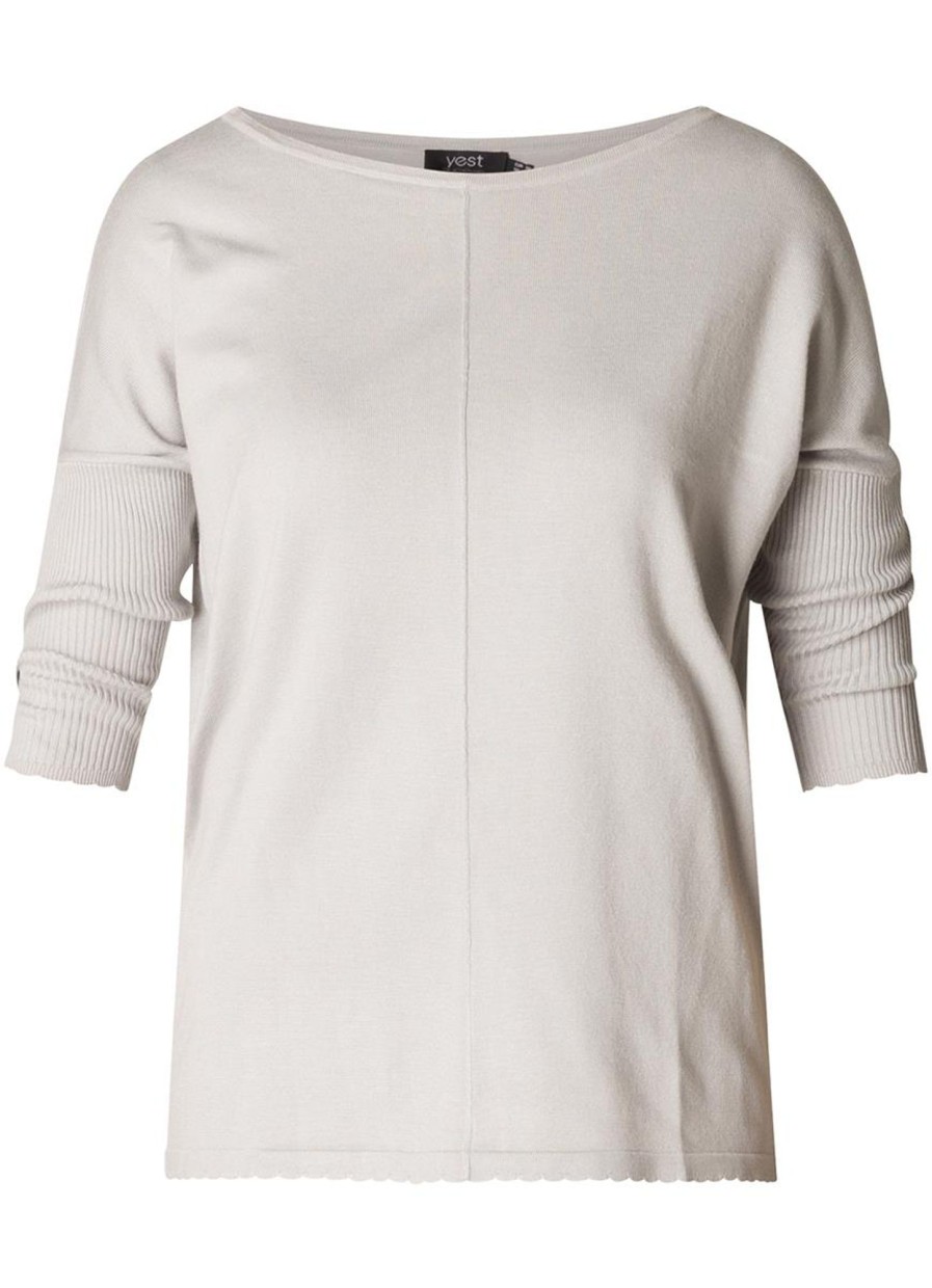 Shirts En Tops | Yesta Yesta Top Yalena A004343 - 11018 Oyster