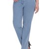 Kjmaatjemeer Basics Broeken | maatjemeer Kjbrand Broek Babsie 23020-6020-608 Licht Blauw