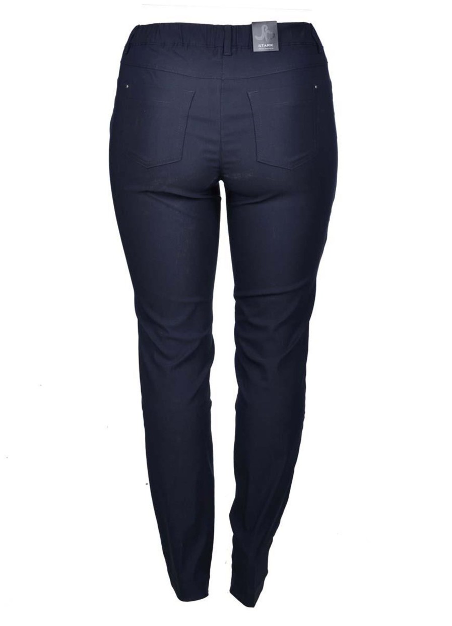 Broeken En Jeans | maatjemeer Stark Broek Janna Zip 3304-290 Blauw