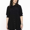 Blouses En Tunieken | Yoek Yoek Blouse Puffsleeve 1603274 - 210 Black