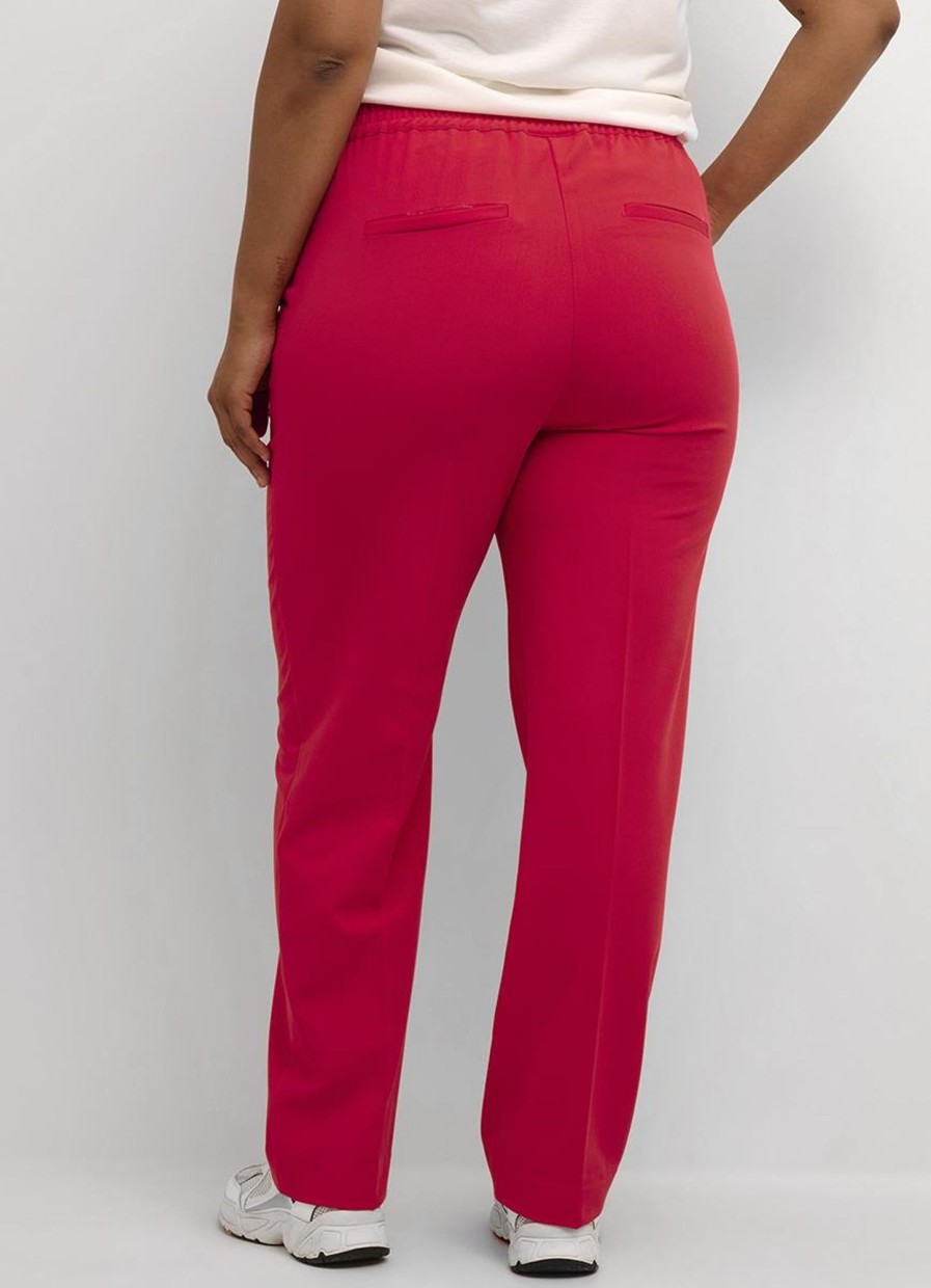 Broeken En Jeans | Kaffe Curve Kaffe Curve Pants Long Sakira 10581088 - 181856 Virtual Pink