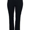 Travelstof Kleding Grote Maten | Robell Robell Pantalon Joella Travel 53464-54199-90 Zwart