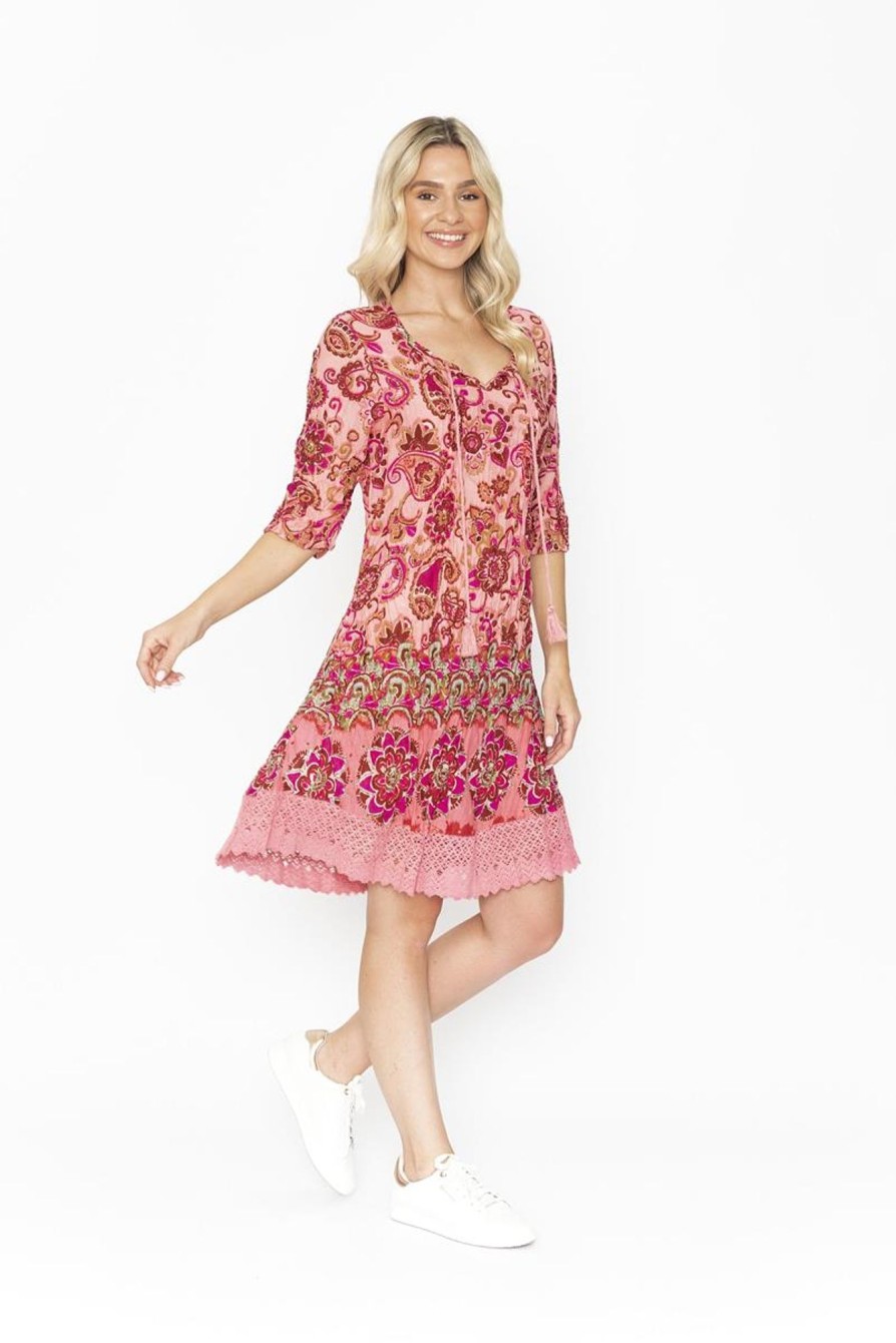 Jurken En Rokken | Orientique One Summer By Orientique Tuniek/Jurk Hannah Dw23E - Print Y (72E)