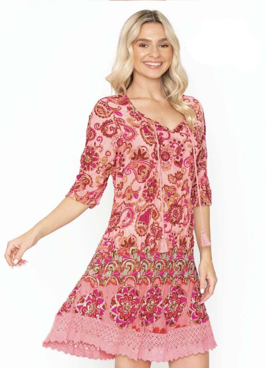 Jurken En Rokken | Orientique One Summer By Orientique Tuniek/Jurk Hannah Dw23E - Print Y (72E)