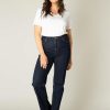 Base Level Curvy | Base Level Curvy Base Level Curvy Broek Ayda 039 Dark Blue