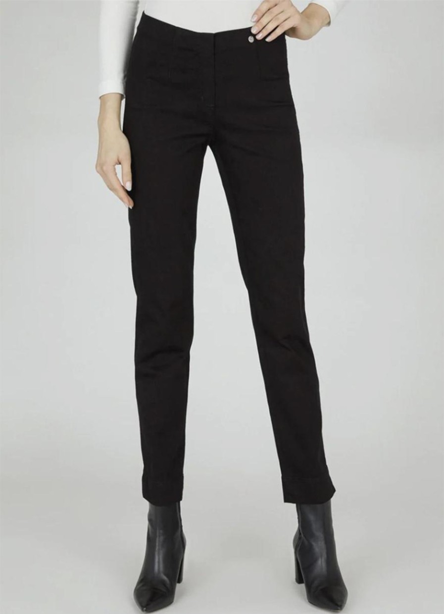 Robell Basics | Robell Robell Marie 51639-5448-90 Black Denim