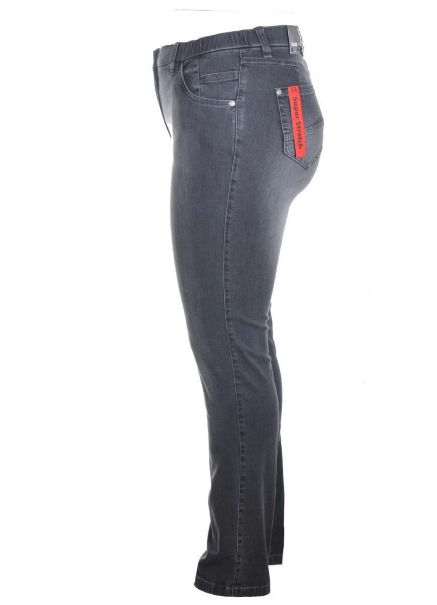 KjKjBrand Basics Broeken | KjBrand Kjbrand Jeans Betty Cs Rohre 24170-6881-601 Nearly Black Faded