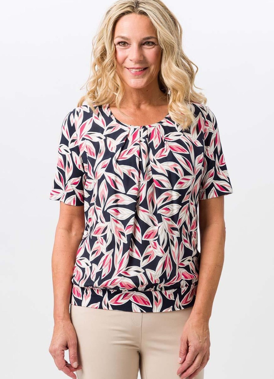 Shirts En Tops | Frank Walder Frank Walder Shirt 714422 - 556036 Zwart Multi