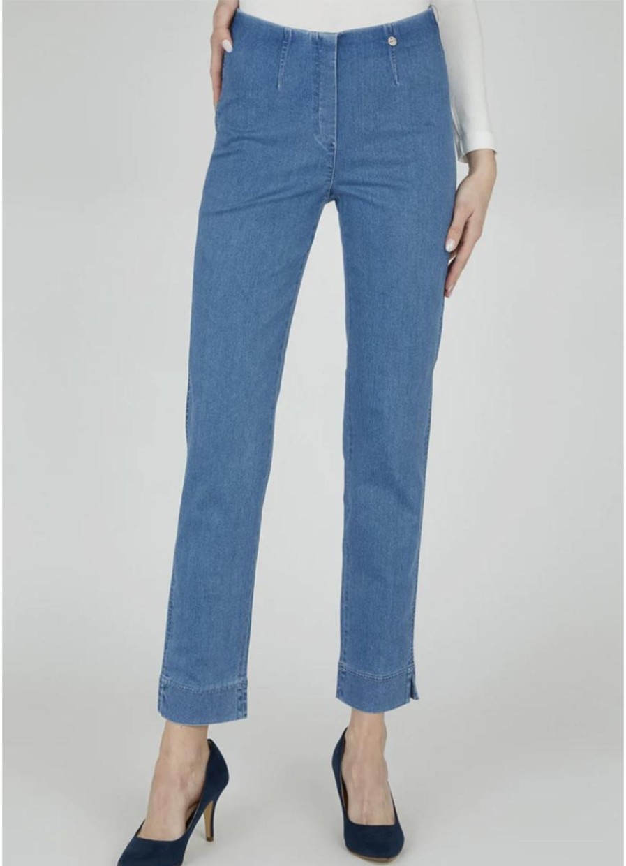 Robell Basics | Robell Robell Marie 51639-5448-62 Light Blue Denim