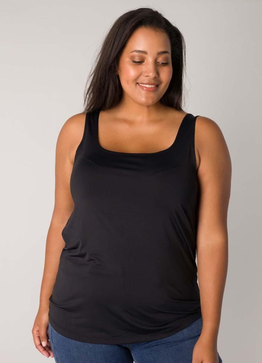 Base Level Curvy | Base Level Curvy Base Level Curvy Top Yanne 084 Black