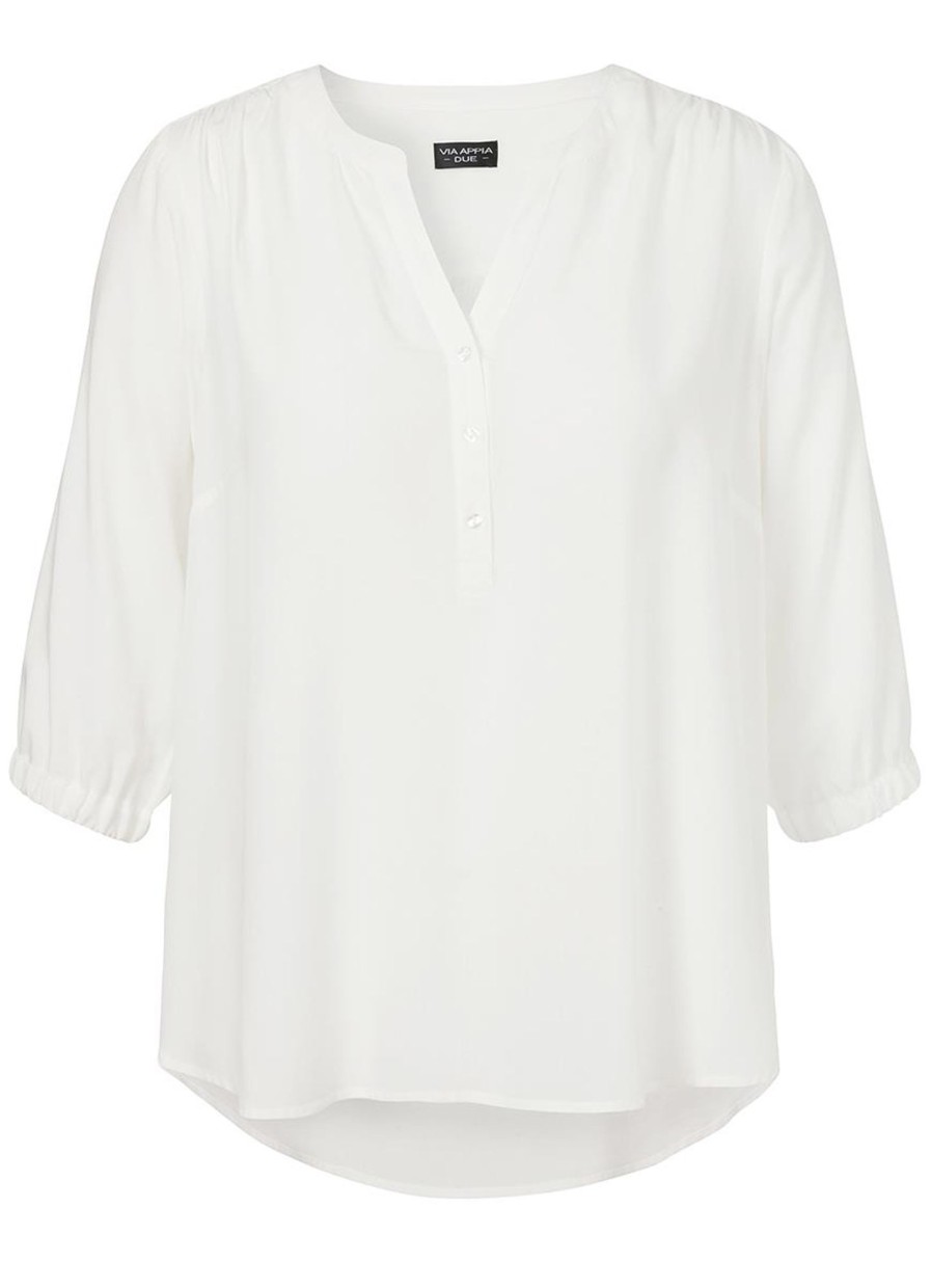 Blouses En Tunieken | Via Appia Due Via Appia Due Blouse 2412951 - 950 Ecru