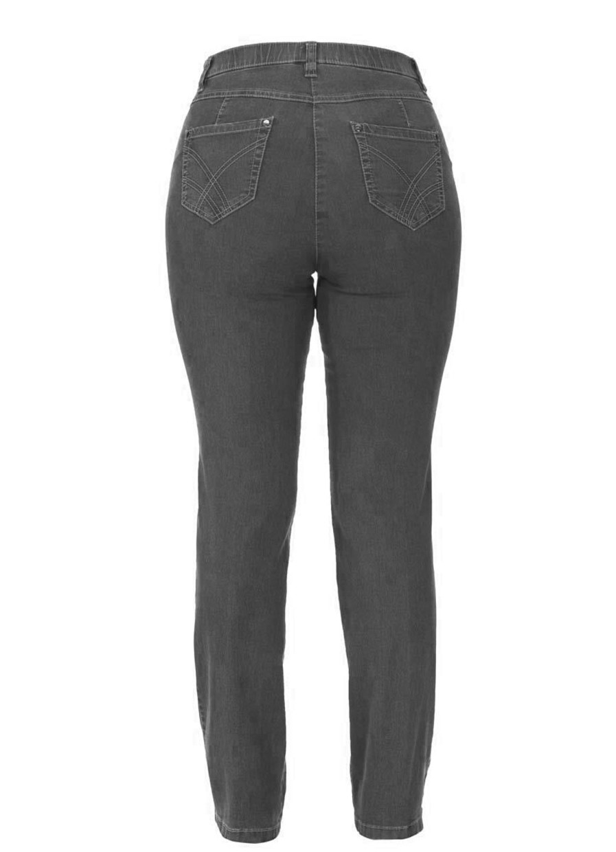 Kjmaatjemeer Basics Broeken | maatjemeer Model Betty Jeans Kjbrand. Superstretch. Grote Maten Mode