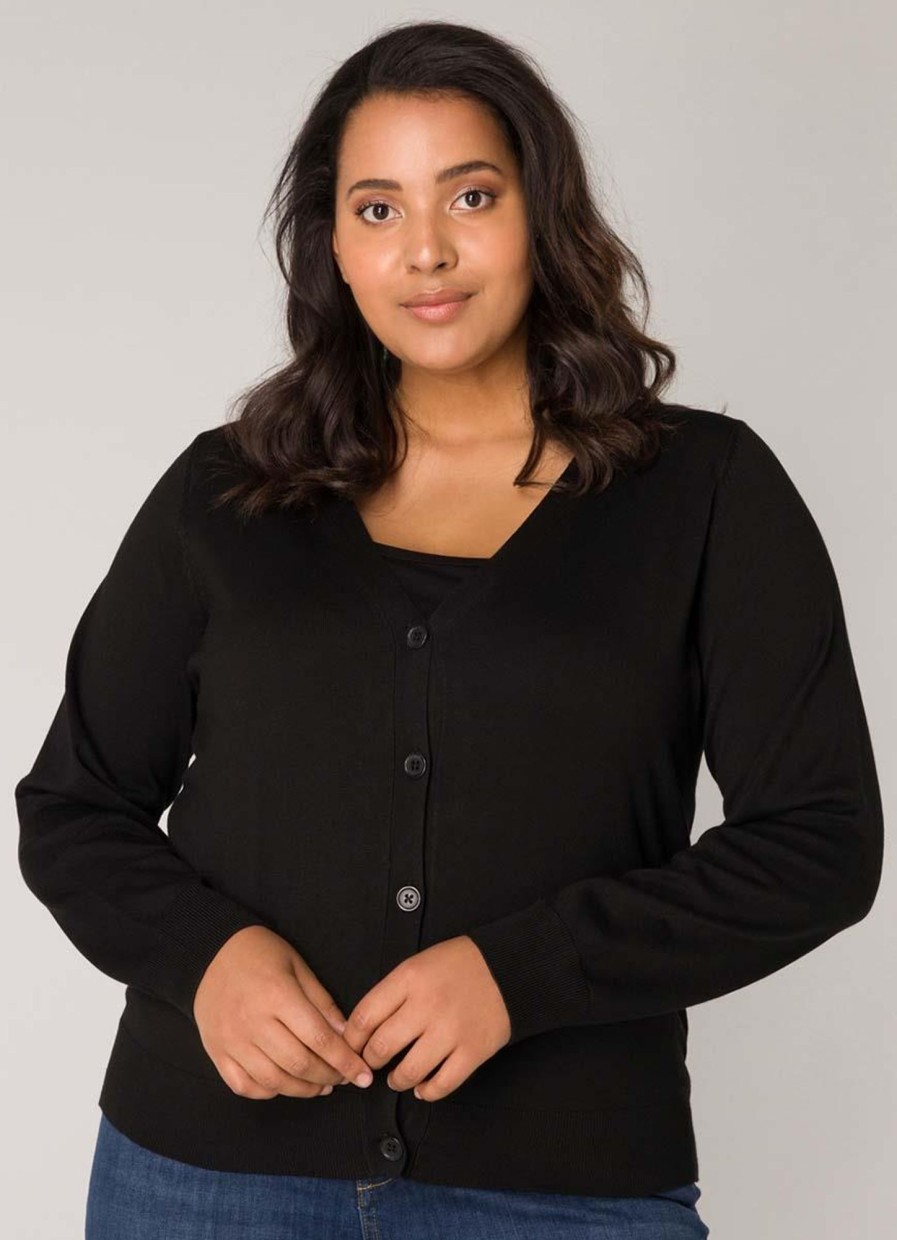 Base Level Curvy | Base Level Curvy Base Level Curvy Vest Yvonne 068 Black