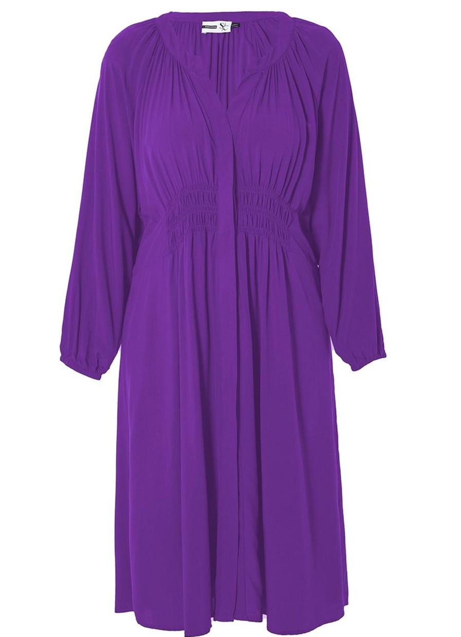 Jurken En Rokken | Studio Studio Jurk Aurora S241877-Purple