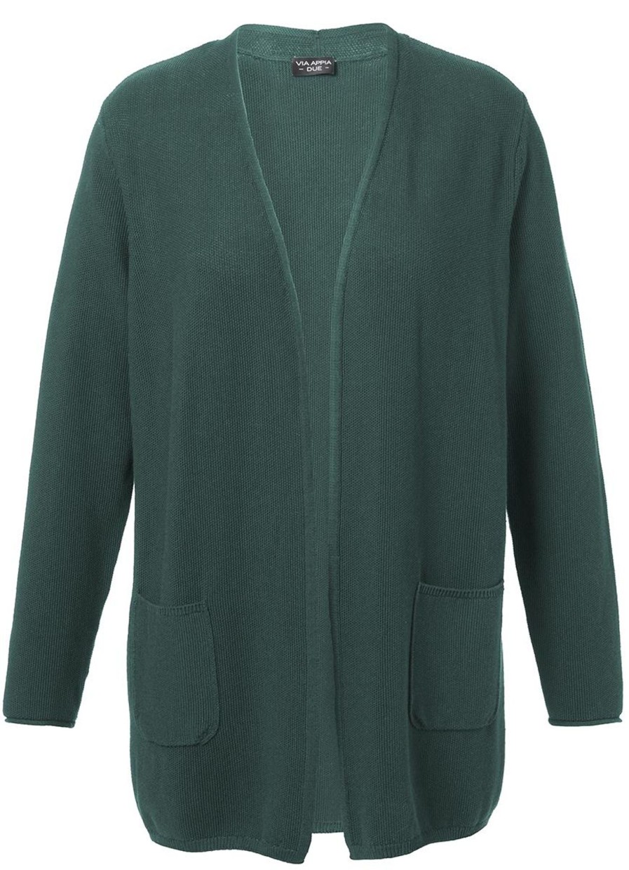 Truien En Vesten | Via Appia Due Via Appia Due Vest 643082 - 580 Teal Green