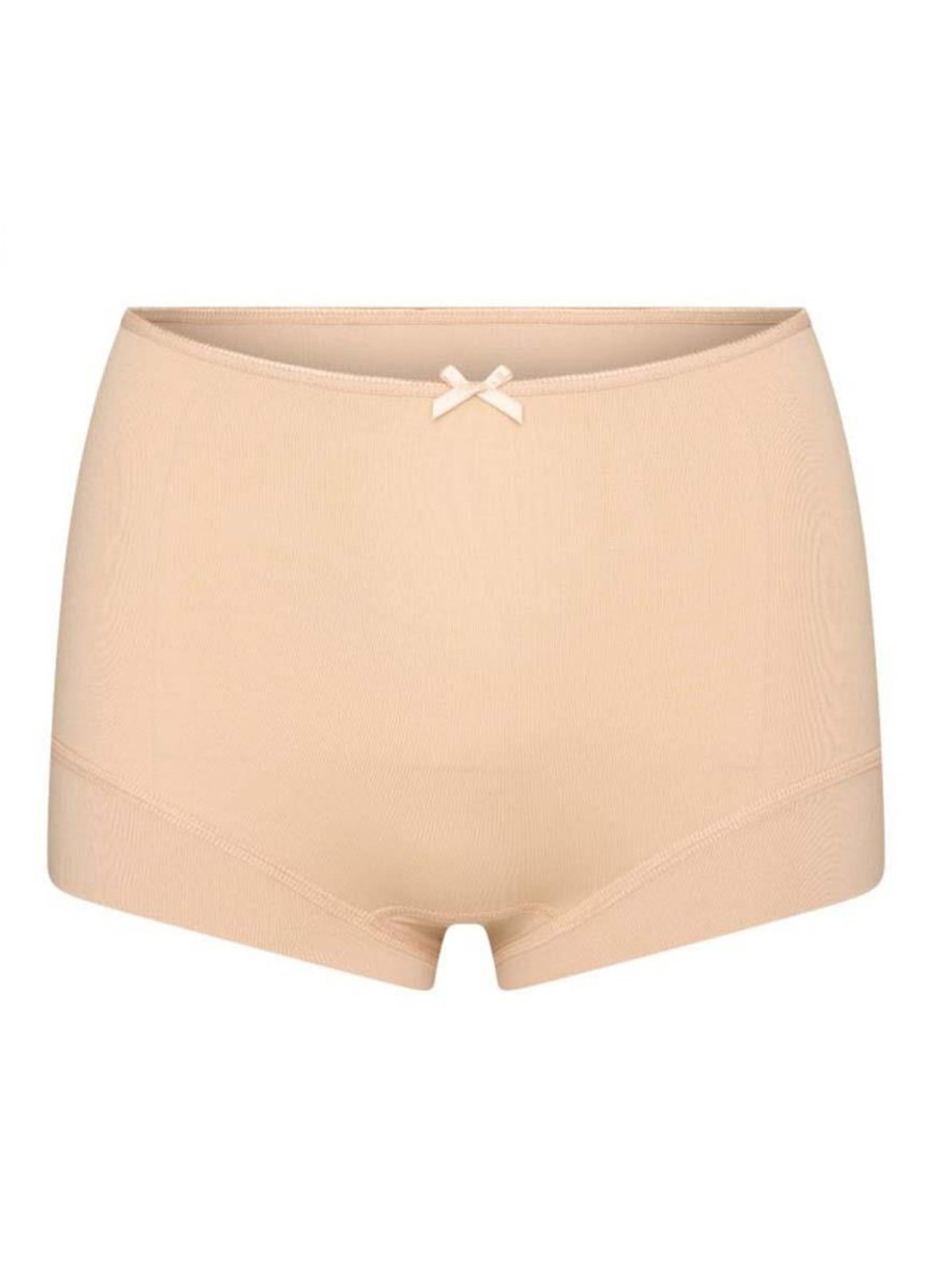 Ondermode | Rj Bodywear Rj Bodywear Short Pure Color 31-008-302 Nude