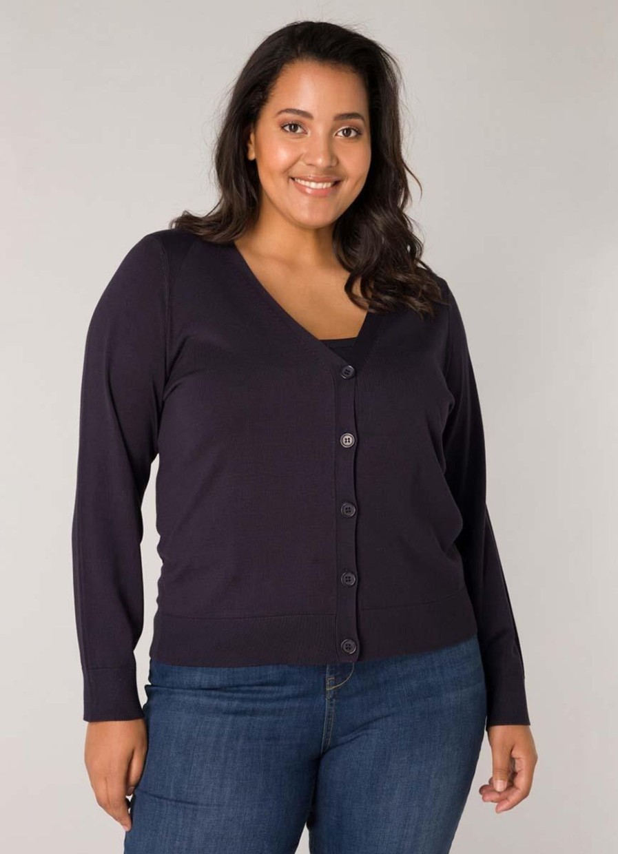 Base Level Curvy | Base Level Curvy Base Level Curvy Vest Yvonne 068 Dark Blue