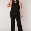 Base Level Curvy | Base Level Curvy Base Level Curvy Broek Amynta 061 Black