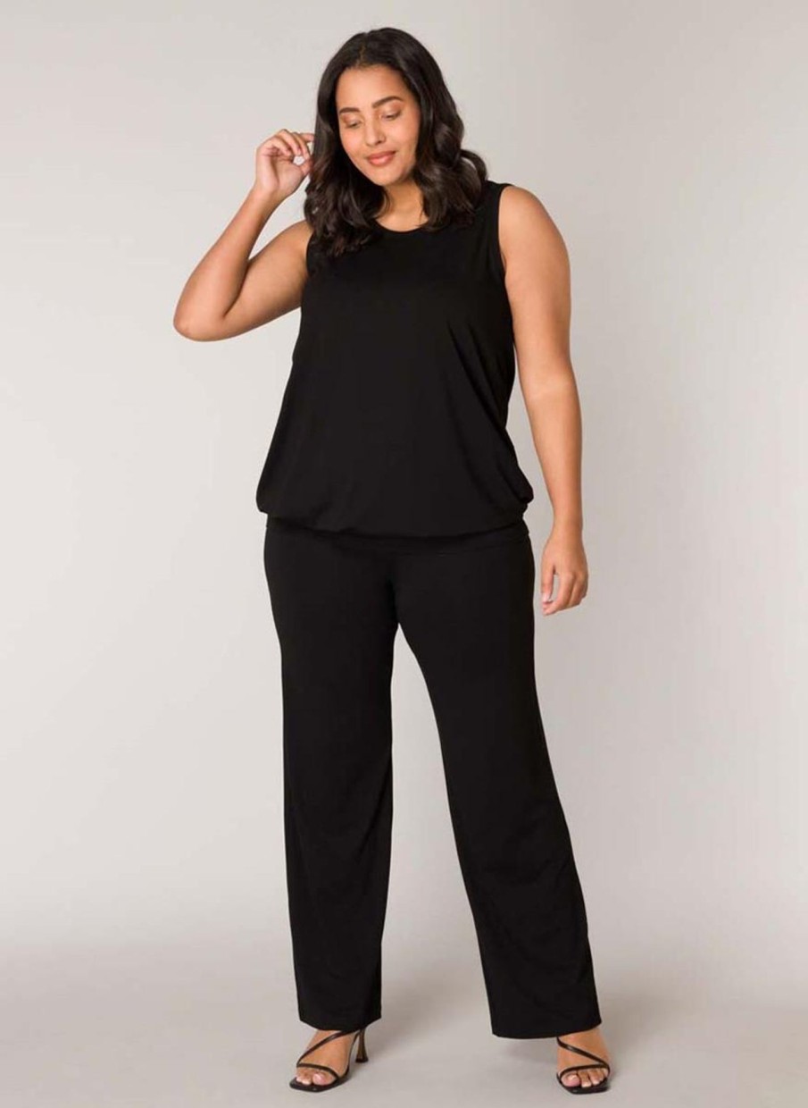 Base Level Curvy | Base Level Curvy Base Level Curvy Broek Amynta 061 Black