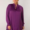 Shirts En Tops | Yesta Yesta Top Welmoed A004167 - 8021 Dark Purple