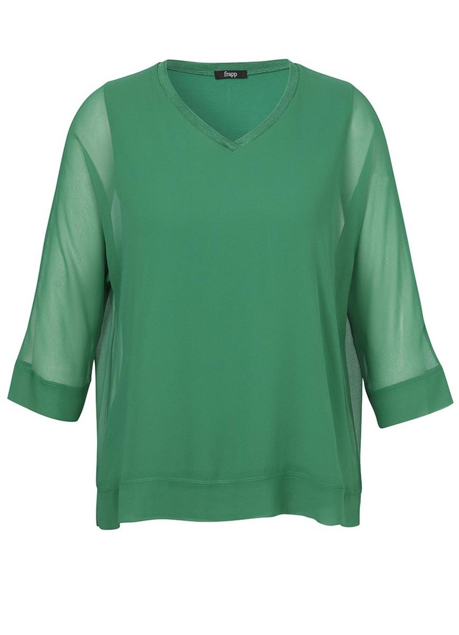 Shirts En Tops | Frapp Frapp Shirt 2306216- 544 Jollygreen