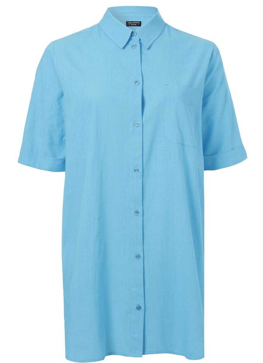 Blouses En Tunieken | Via Appia Due Via Appia Due Blouse 833752 - 580 Aqua