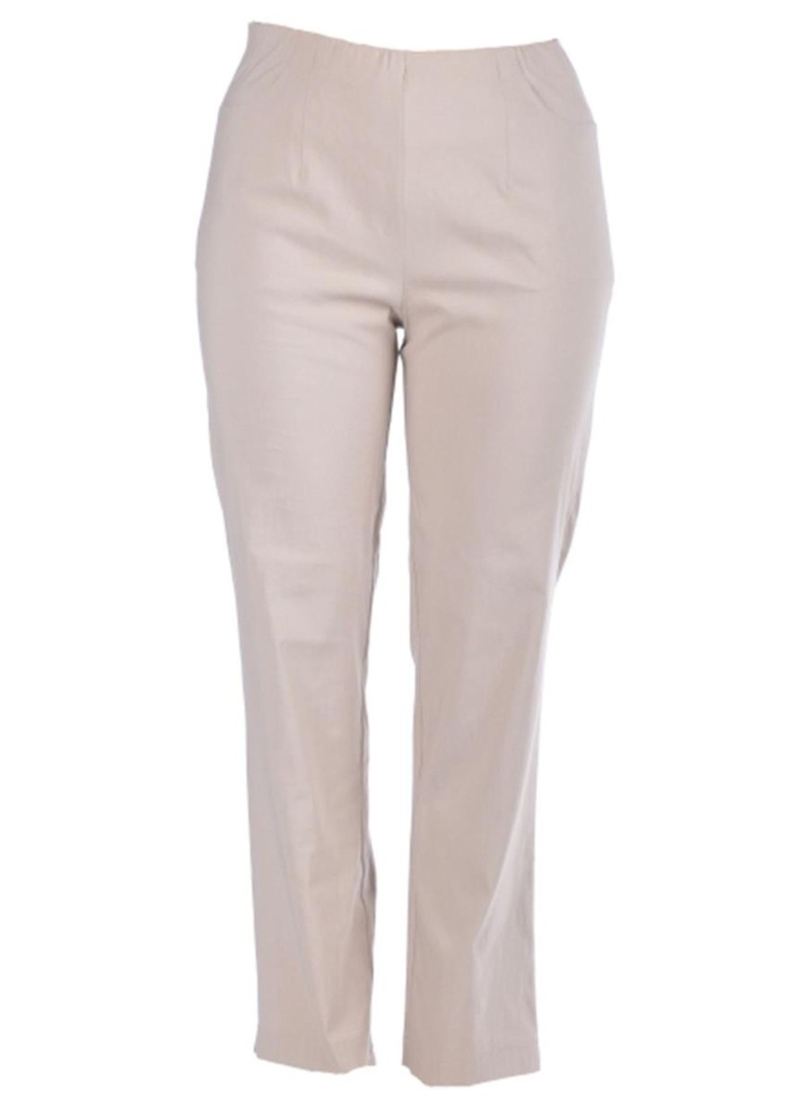 Mona Lisa Basics | maatjemeer Mona Lisa Pantalon Beate 138-05 Zand (Korte Maat)