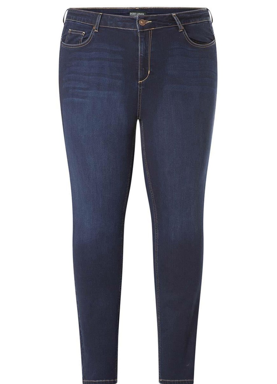 Base Level Curvy | Base Level Curvy Base Level Curvy Jeans Joya 007 Denim Blue