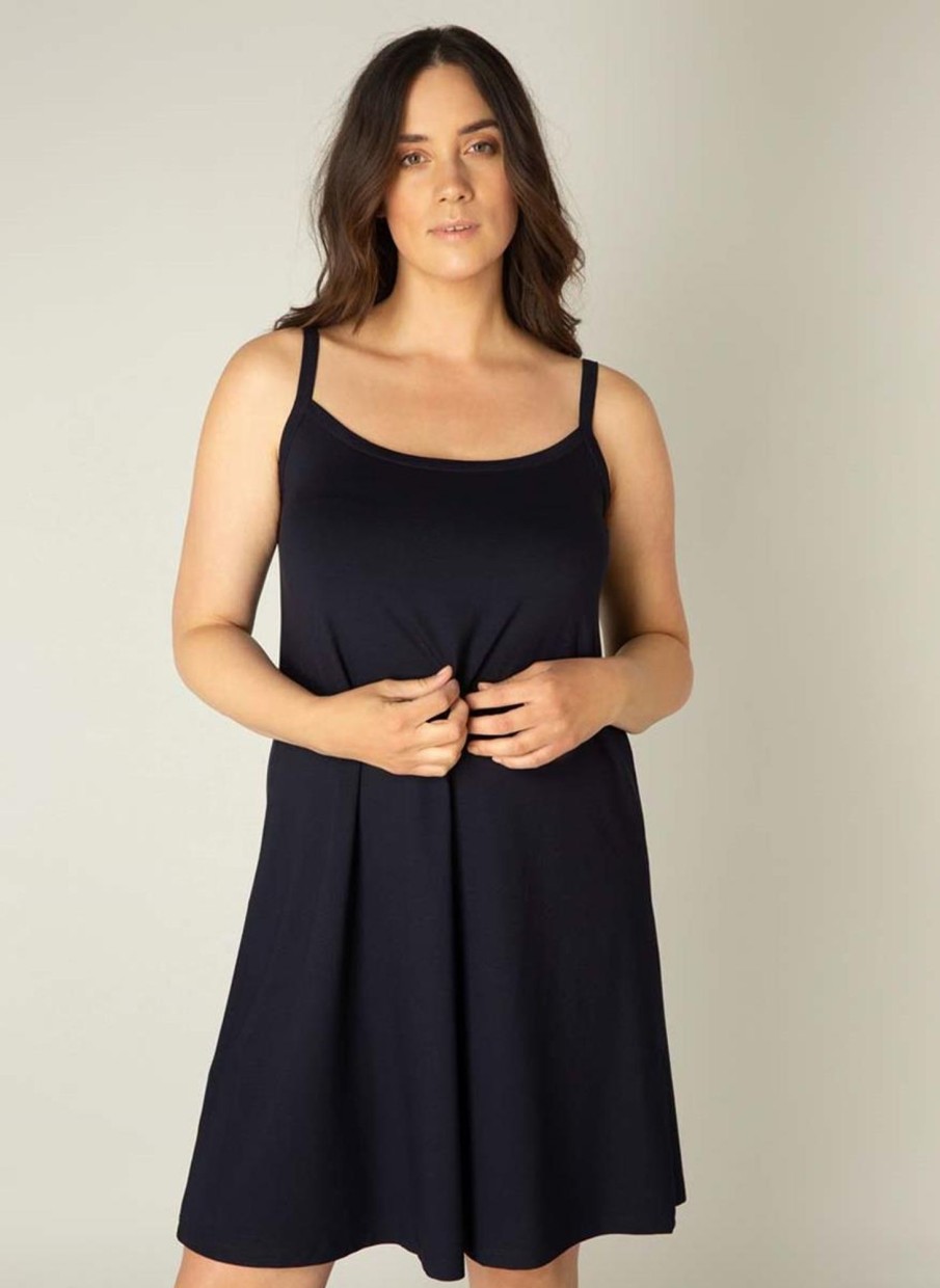 Base Level Curvy | Base Level Curvy Base Level Curvy Jurk Alissa 028 Dark Blue