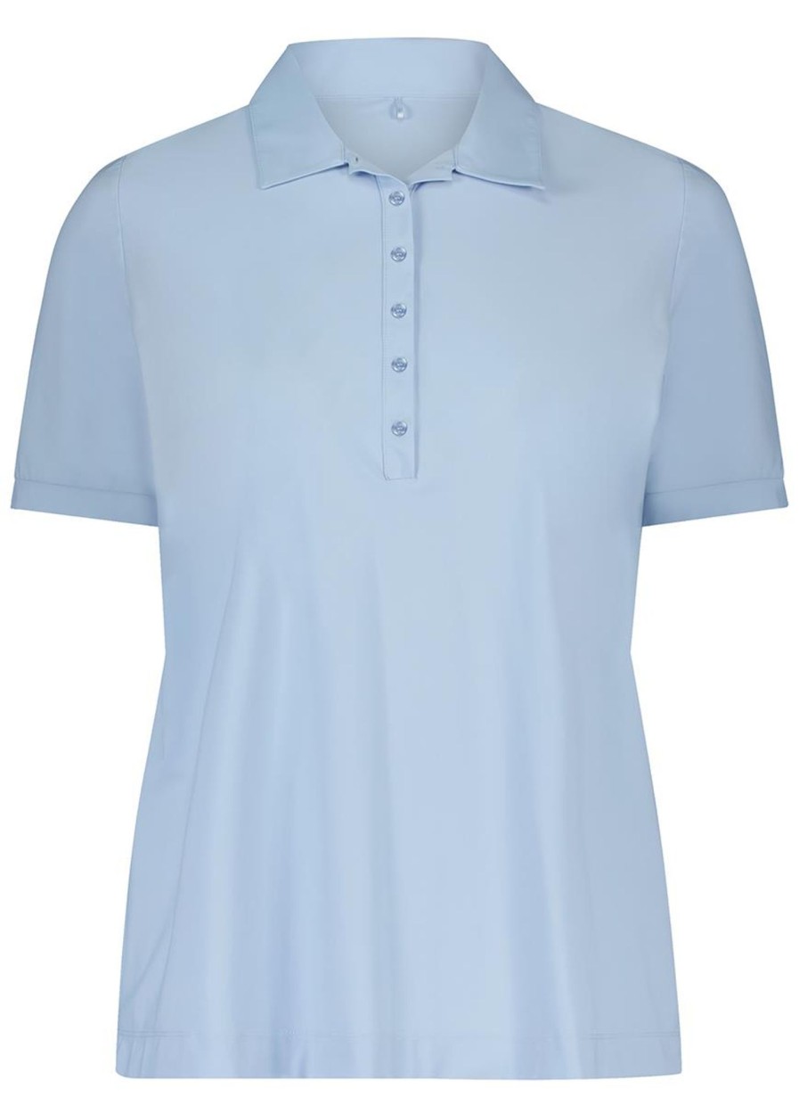 Plusbasics Basics | Plusbasics Plusbasics Polo Shirt Travel 10223172 - 615 Light Blue