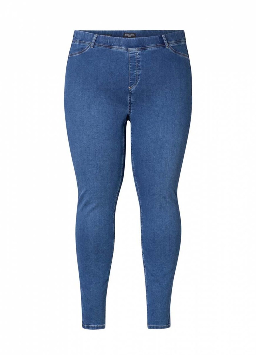 Base Level Curvy | Base Level Curvy Base Level Curvy Jegging Tessa 008 Mid Blue