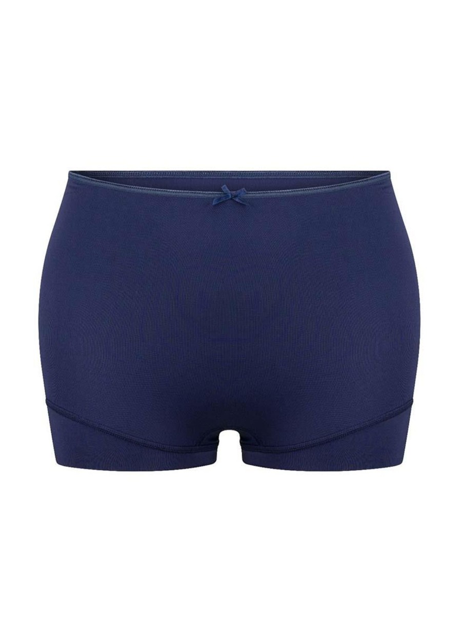 Ondermode | Rj Bodywear Rj Bodywear Short High Waist 31-020-202 Donker Blauw