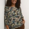 Blouses En Tunieken | Kaffe Curve Kaffe Curve Blouse Olgi 10581660 - 104490 Shattered Flower Print