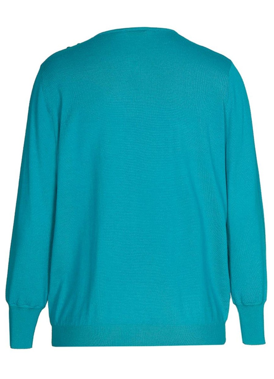 Truien En Vesten | Xandres Xandres Trui Hasnae 28929-01 - 2660 Dark Aqua