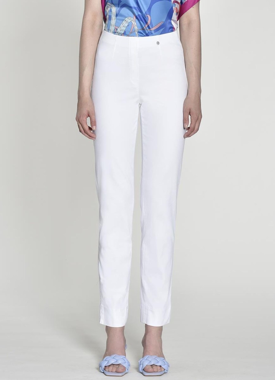 Robell Basics | Robell Robell Marie 51639-5448-10 White Denim