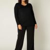 Base Level Curvy | Base Level Curvy Base Level Curvy Trui Anine 024 Black